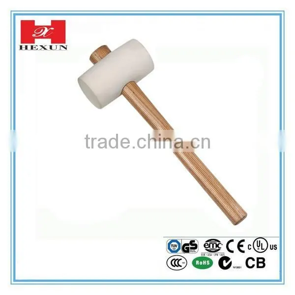High Quality Wood Handle Rubber Hammer photo-3