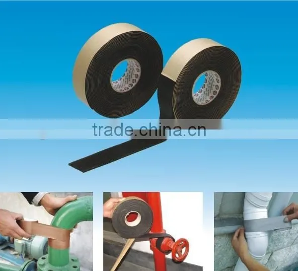 Hot Selling Custom Foam Rubber Insulation Tape Adhesive /one Side Adhesived Rubber Foam Tape Heat Insulation for Building Mater