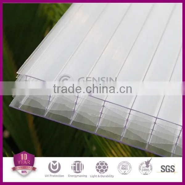 High Quality Thick Multiwall Hollow Polycarbonate Sheet 25mm Thickness UV Protector 10 Years Warranty PC Roofing Panel photo-4