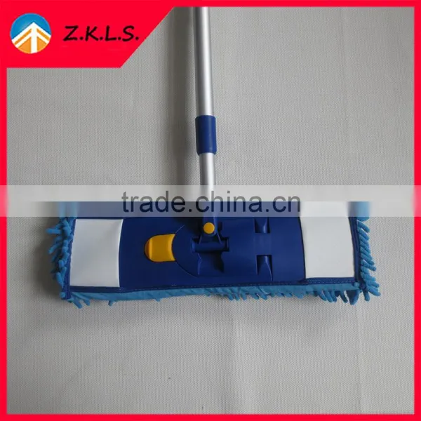Scalable Long Handle Flat Floor Mop With Chenille Mop Head photo-2