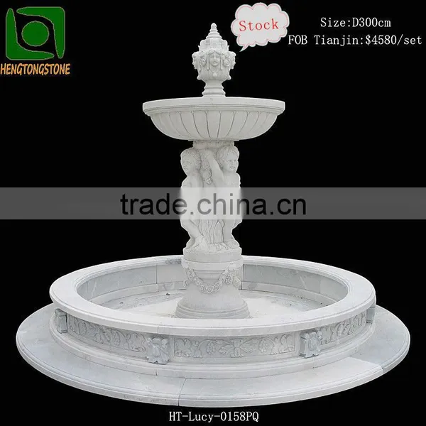 Outdoor Marble Lady Garden Fountain From Manufacture photo-4