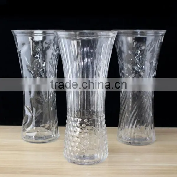 Home or Office Decoration Carving Glass Flower Vase Ornamental Vases photo-2