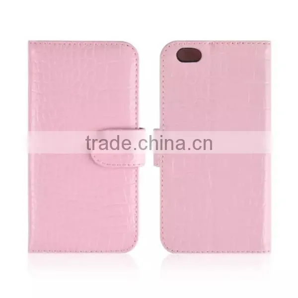 Fashion Crocodile Pattern Leather Flip Mobile Phone Case,genuine Leather Case for IPhone 6 6Plus photo-5