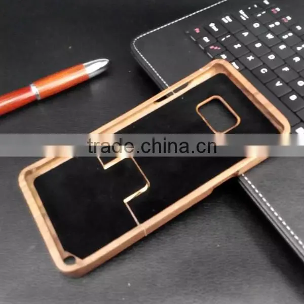 Hot Selling Natural Real Two Part Rose Wood Phone Cases for Samsung Note7 photo-3