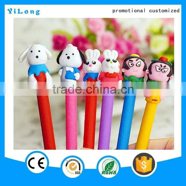 High Quality Animal Head Pen Polymer Clay Pen Animation Pen photo-3