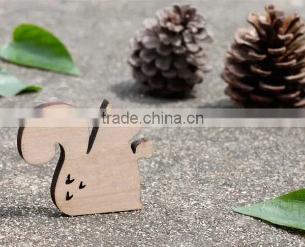 Natural Animal Wooden Fridge Magnets for Sale photo-2