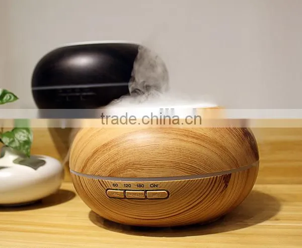 300ml Amazon Air Purifier Humidifier, Light Wood Grain Nature Aroma Diffuser photo-3
