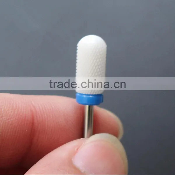 Nail Head Diameter 6.5MM Barrel Balll Total Length 40MM White Ceramic Burr White 1 Piece photo-5
