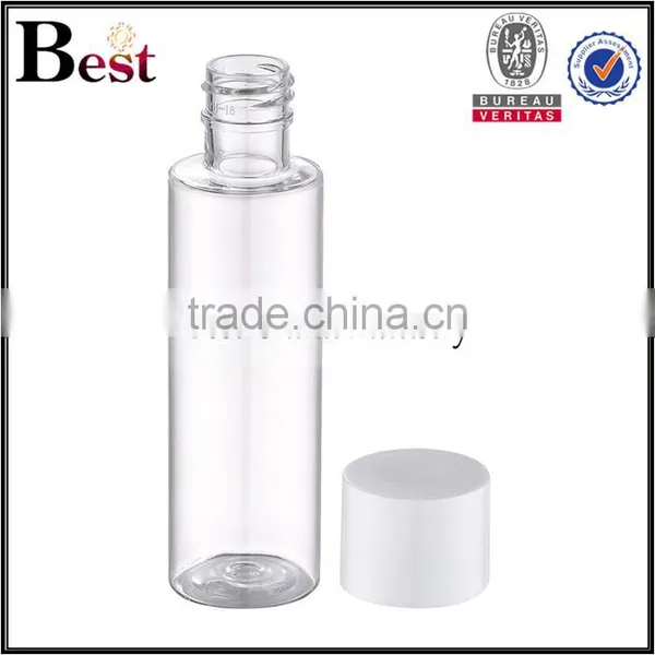 2017 Hot New Products Cosmetic Lotion Plastic Cap Clear Empty 100ml Plastic Bottle Wholesale photo-2