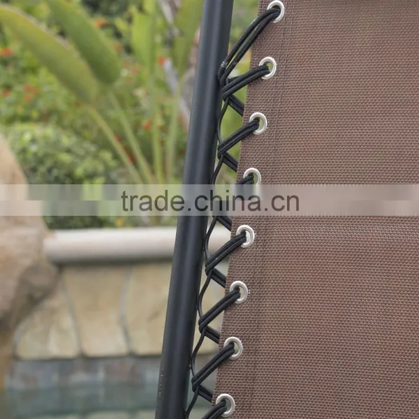 2 Pack Garden Pool Brown Folding Zero Gravity Lawn Chair photo-5