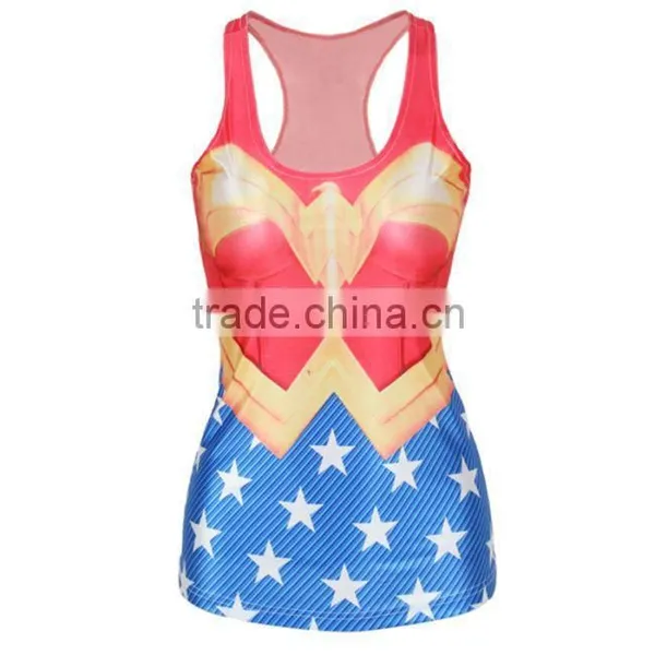 Wholesale Custom Dye Running Singlets Tops