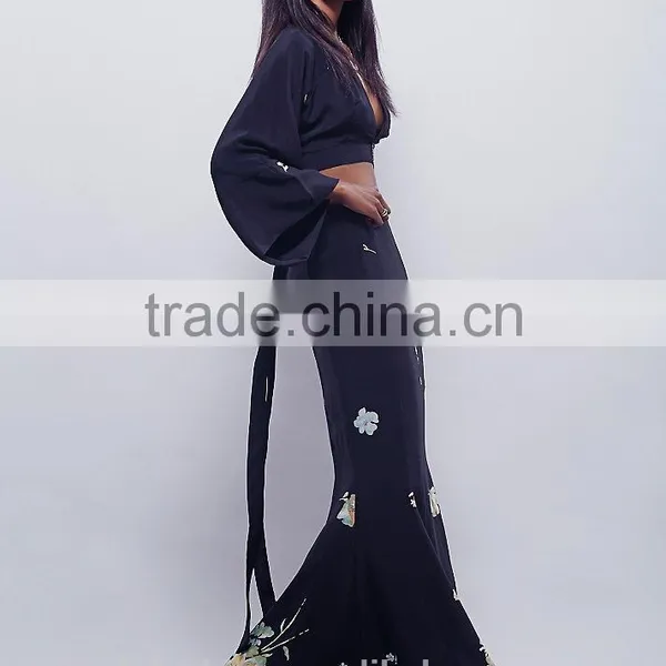 New Arrival Gypsy Women Hippie Blouse and Skirt Set Fashion Dress photo-2