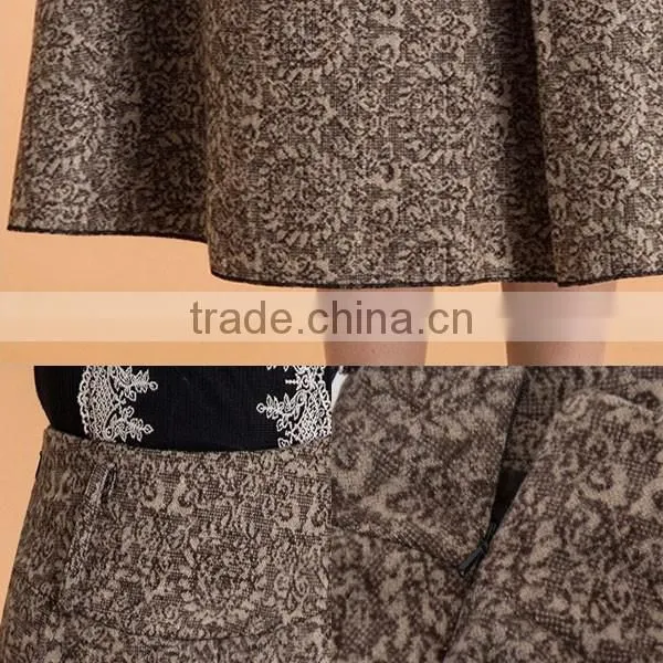 2014 Latest Fashion Garment Factory Ladies High Quality Long Winter Skirts photo-4