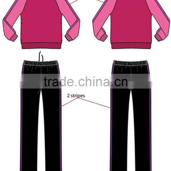 20,000 Sets STOCKLOTS Factory Sport Wear Suit Mens Women's 220g Polytricot Fabric Stocks photo-4