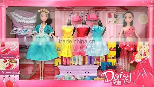 Lovely Girl Doll Action Figure Set of 2 PCS Doll photo-2