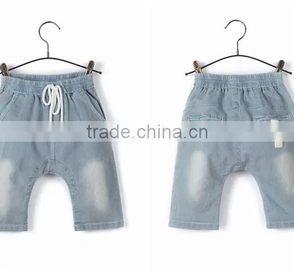 Children's Clothing Factory Baby Harem Pants Vintage Wholesale no Brand Jeans photo-2