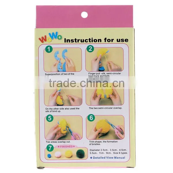 Jewelry Plastic Knitting Tool Mixed Pompom Maker Knitting Tool photo-3