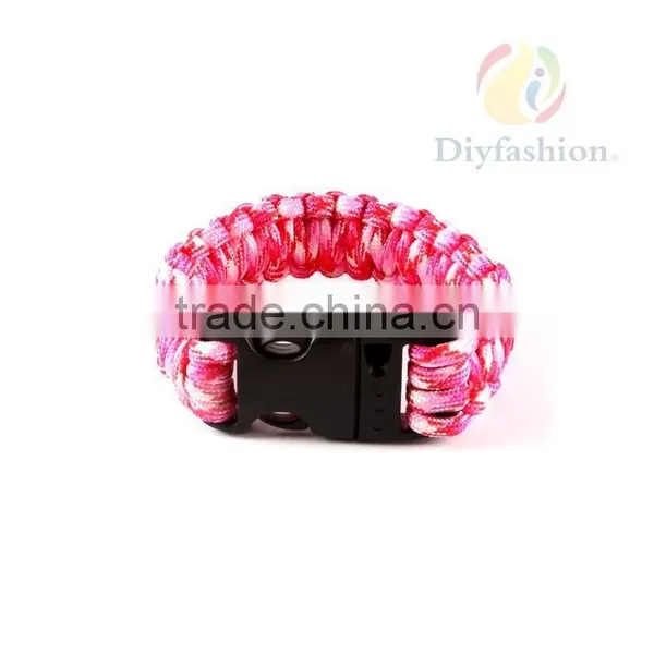 New Design Cheap Survival Paracord Rope Bracelet Paracord PC6020-5 photo-4