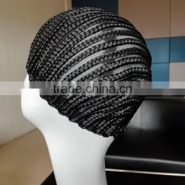 2017 Summer Fashionable Cheap Soft Synthetic Crochet Braid Cap Wholesale For The Black photo-2