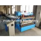 18 - 26 Metal Roller Station Roof Panel Machine , Hydraulic Decoil Roof Tile Forming Machine