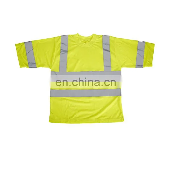 Cheap Reflective Short Sleeves T-shirt for Road Safety