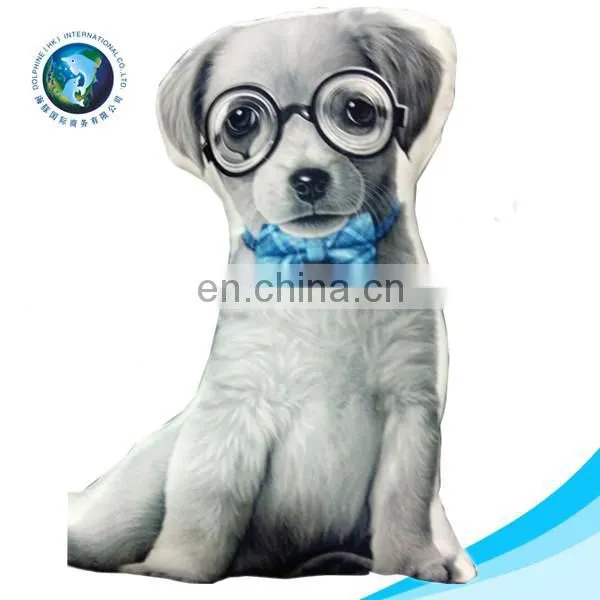 2016 Fashion Cheap Plush 3d Printing Home Decorative Dog Pillow photo-2