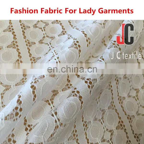 AL010 Shaoxing JC Wholesale Nylon Spandex Elastic Lace Trim Lace Fabric African Tulle High Quality Lace photo-2