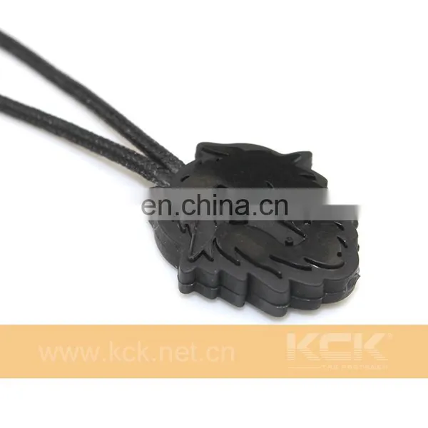 Apparel Zipper Pulls , Personalized Cord Motorcycl Silicone Zipper Pulls