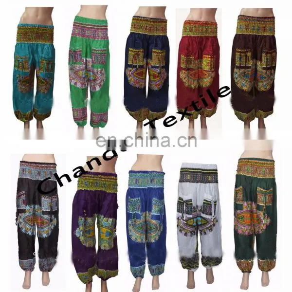 Women Indian Harem Trouser Pant Yoga Wear pants Wholesale Harem Yoga Pants Trouser Baggy Gypsy Ginie  Trouser Aladdin