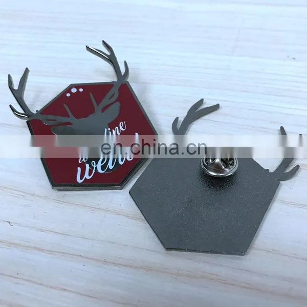 High Quality Enamel Lapel Pin Badge, Custom Soft Enamel Lapel Pin photo-3