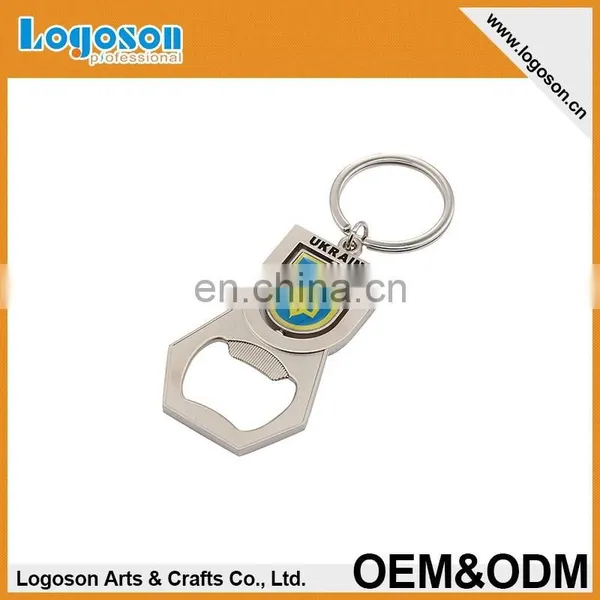 2015 Novelty Souvenir Promotional Key Shape Keychain Metal Keyring Custom Logo photo-4