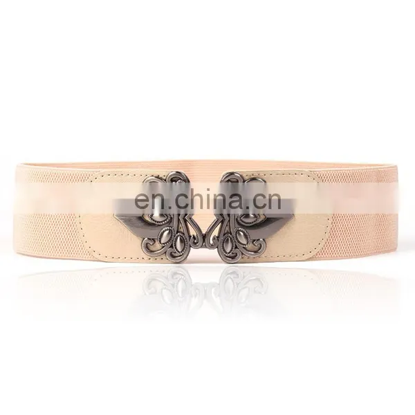 Womens Vintage Waist Belt Wide Elastic Stretch Retro Belt 6 Colors Options photo-6