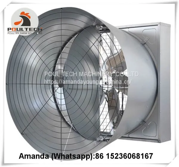 Qatar Selling Poultry Farming Equipment Exhaust Fan & Ventilation System & Air Cooler/Air Heater in Poultry & Livestock Farm photo-2