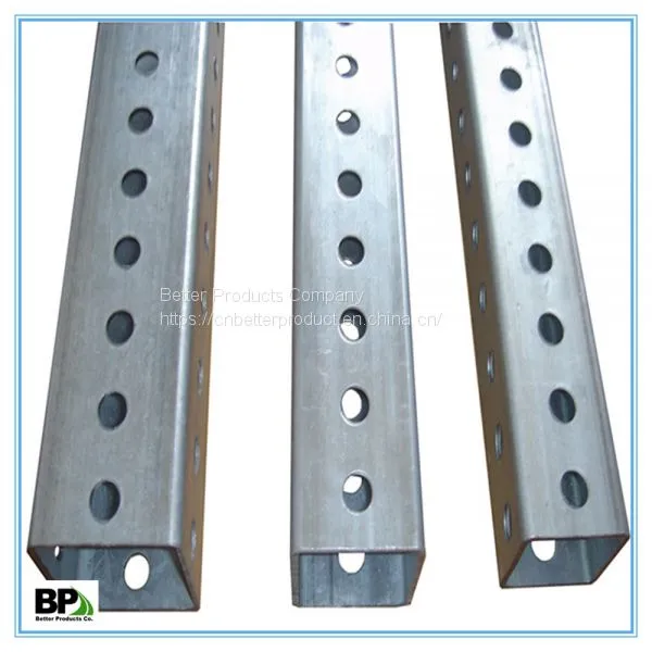 Galvanized Steel Sign Post With High Yield Strength photo-3