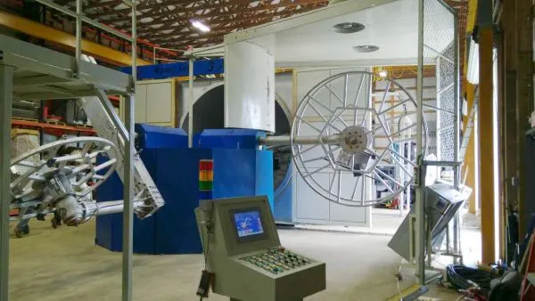 Four Arms Carousel Rotomolding Product Making Plastic Thermoforming Machine photo-3