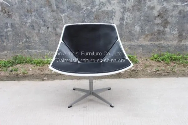 Modern Design Aluminium Legs Fiber Glass Leisure Living Room Chair photo-2