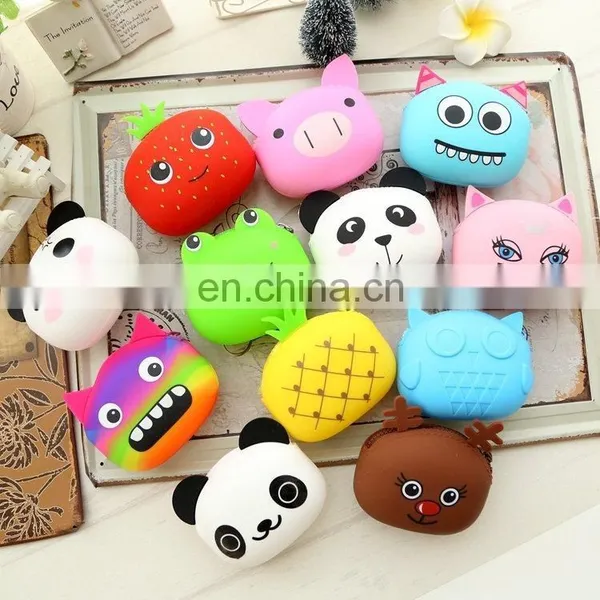 Ladies Clutch Coin Bag Custom Brand Change Money Wallet Promotional Silicone Purse photo-3