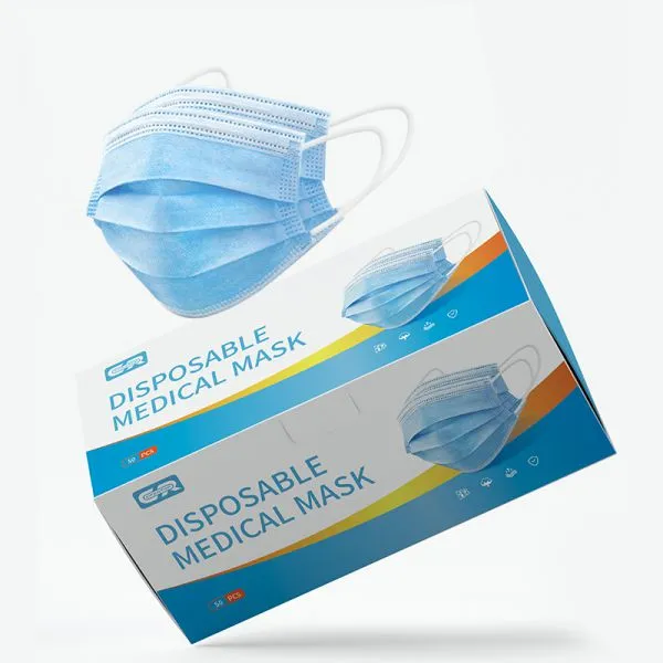 Face Masks Medical 3ply Disposable Earloop