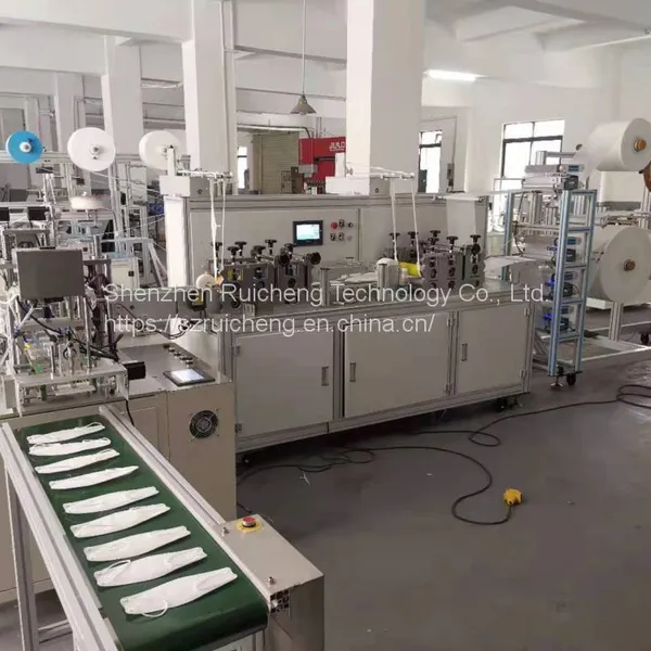 High Speed Fully Automatic Nonwoven Disposable Kf94 Face Mask Making Machine photo-2
