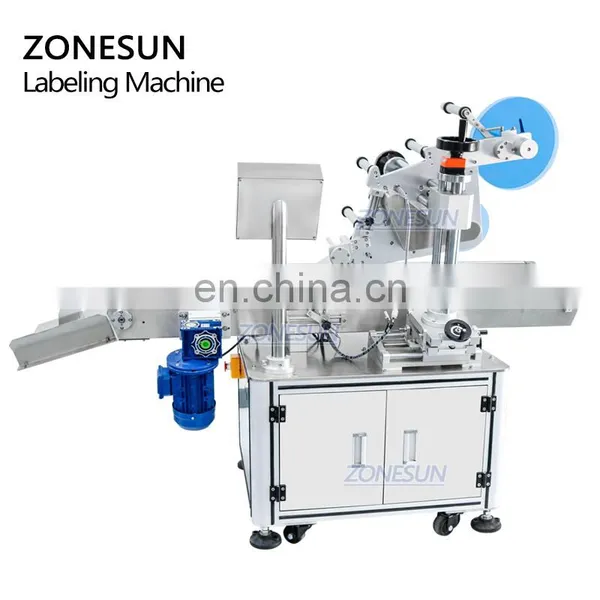 ZONESUN ZS-TB831 Container Automatic Adhesive Box Labeling Machinery Automatique Sticker For Flat Surface photo-5