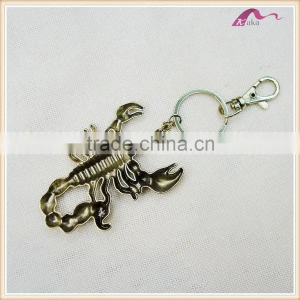 Vivid Metal Scorpion Shaped Animal Keychain Customized photo-2