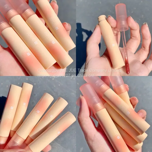 JOCO Nourish Lipgloss 6 Colors Long-Lasting Glossy Lipstick Waterproof Non-Stick Cup Cosmetic Moisturizing Lip Gloss