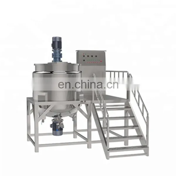 100L Hydraulic Lift Cosmetic Body Cream Lotion Shampoo Vacuum Mixer Emulsifier Ointment Mixer photo-3