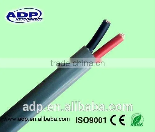 Electrical Wire Flat Cable/solid Copper Wire Cable bv Cable/pvc Insulaiton Cable