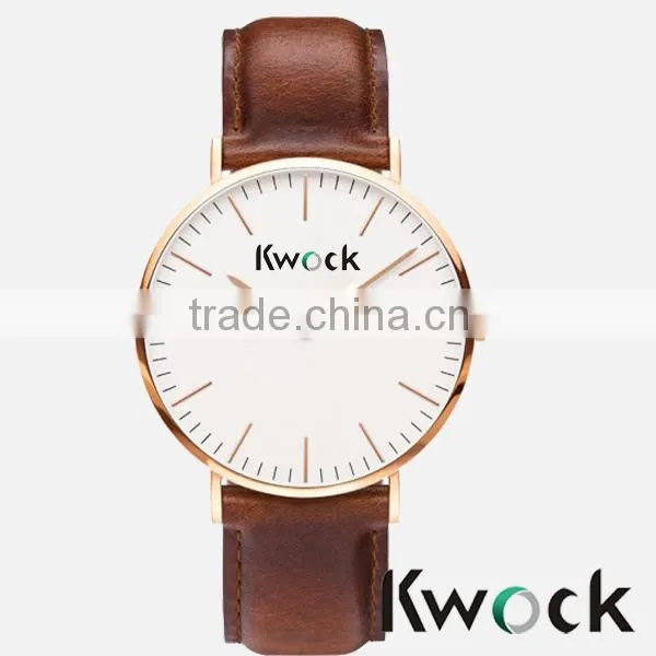 Wrist Watch Japan Movt Quartz Watch Stainless Steel Back Wrist Watch