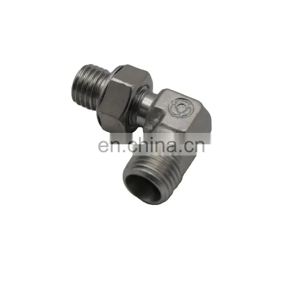 Threaded Coupling Bsp O-ring 90 Degree Elbow Adjustable Pipe Fitting Steel High Pressure Bsp Thread Nipple Pipe Fittings photo-3