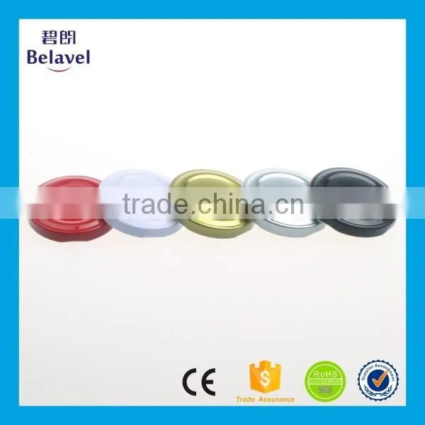 Wholesale 43mm 48mm 58mm Cheap Colorful Metal Cap for Pudding Jar photo-2