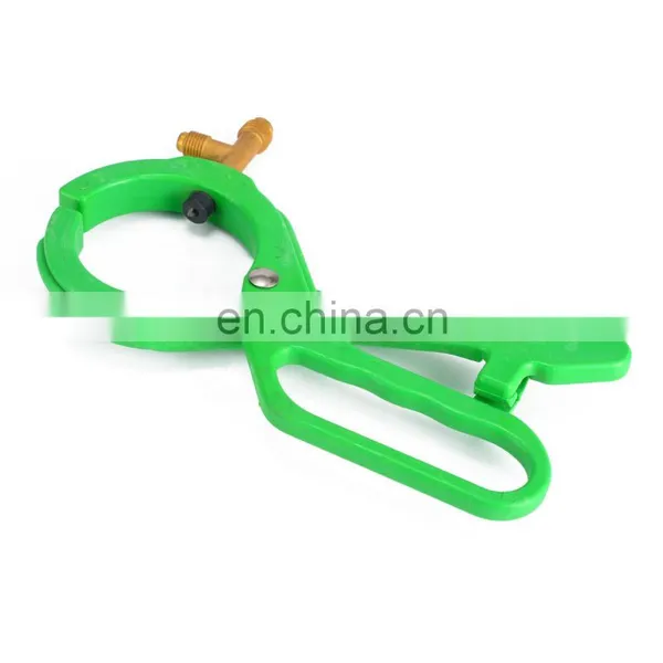 Side Can Tap Valve R134A R22 R410A AC Can Tap 2-in-1 Side Punch Opener Connecting 1/4 SAE und 1/2 Acme Thread Kältemittelflasche photo-2