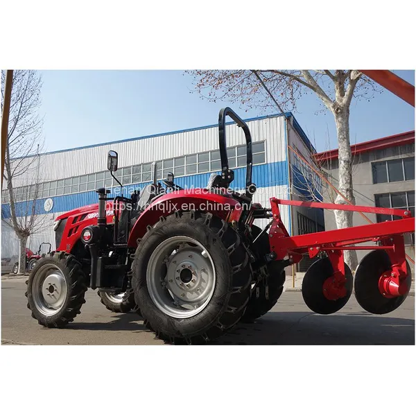 Cheap Price China Make QLN90hp 4WD Farm Tractor, Chinese Famous Brand Traktor With Disc Harrow photo-3