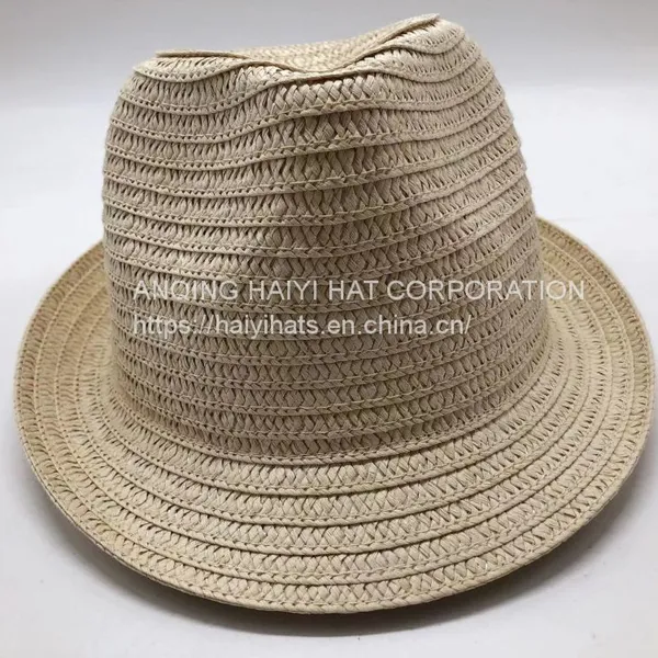 Wholesale British Style Beach Summer Chapeau De Paill Straw Hats Nature Brim Jazz De Paja De Unisex Straw Hat photo-5